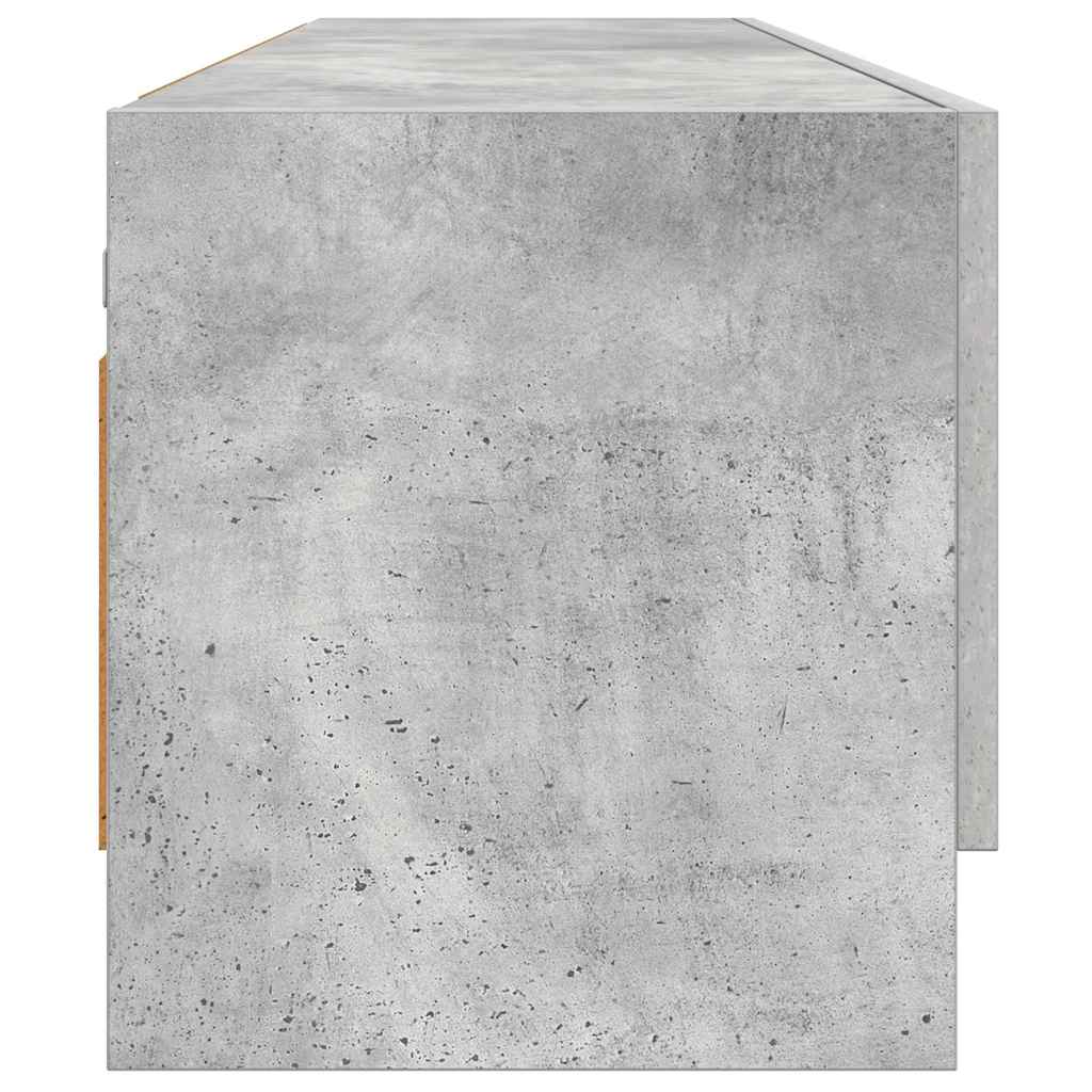 Vaatekaappi betoninharmaa 70x32,5x35 cm tekninen puu
