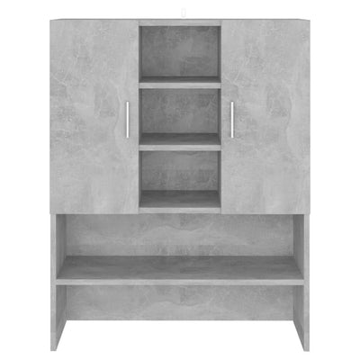 Pesukonekaappi betoninharmaa 70,5x25,5x90 cm