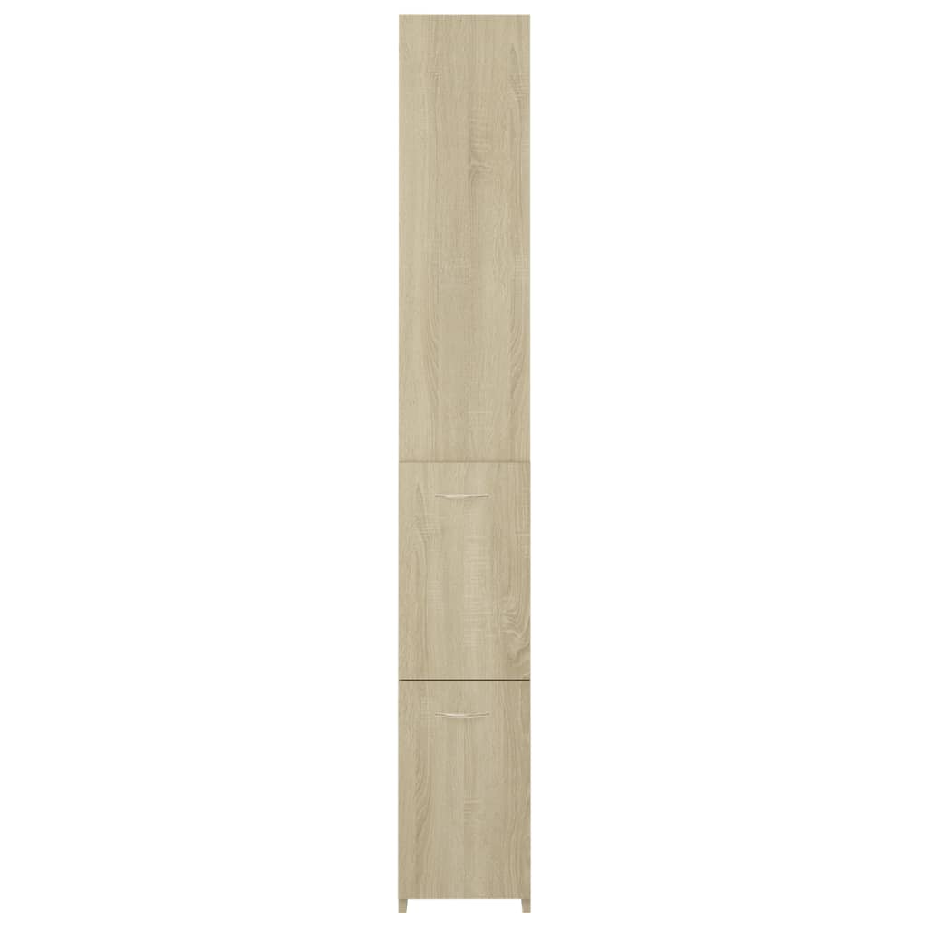 Sonoma tammi kylpyhuoneen kaappi Halie 25x26,5x170cm (puinen)