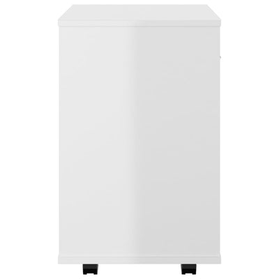 Valkoinen kaappi pyörillä Kristina 46x36x59cm (puinen)