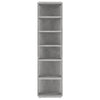 Kenkäkaapit 2 kpl betoninharmaa 27,5x27x102 cm