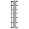 Kenkäkaapit 2 kpl betoninharmaa 27,5x27x102 cm
