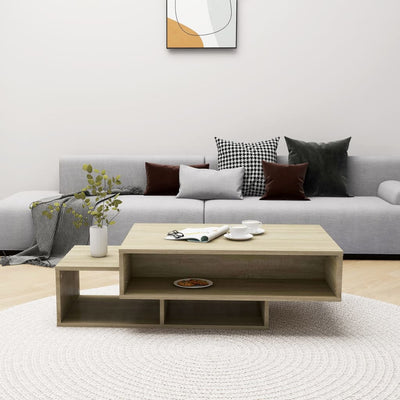 Sohvapöytä Sonoma-tammi 105x55x32 cm tekninen puu
