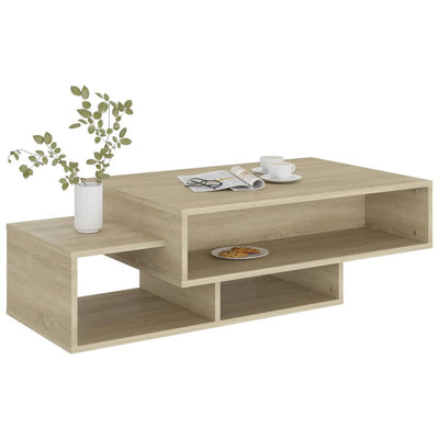 Sohvapöytä Sonoma-tammi 105x55x32 cm tekninen puu