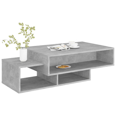 Sohvapöytä betoninharmaa 105x55x32 cm tekninen puu