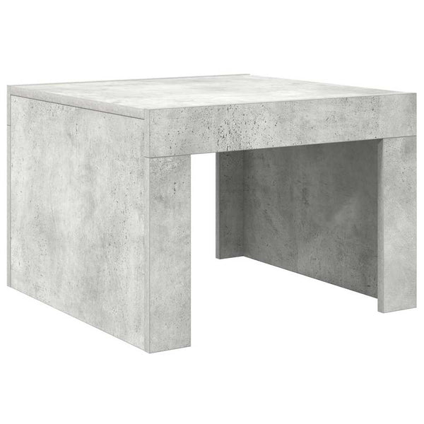 Sohvapöytä betoninharmaa 50x50x35 cm tekninen puu