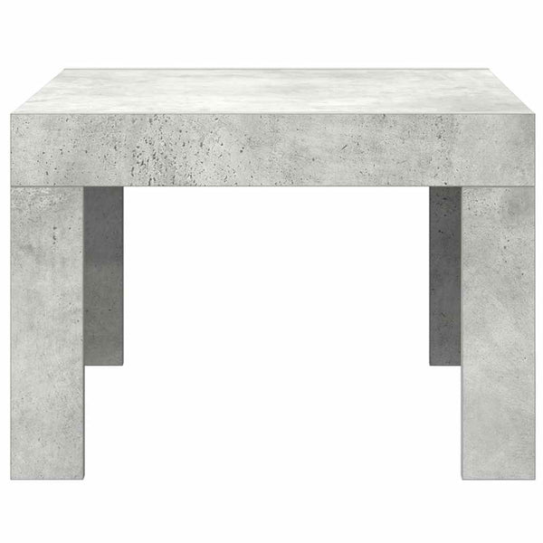Sohvapöytä betoninharmaa 50x50x35 cm tekninen puu