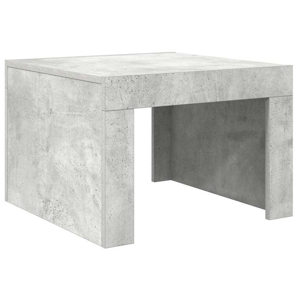 Sohvapöytä betoninharmaa 50x50x35 cm tekninen puu