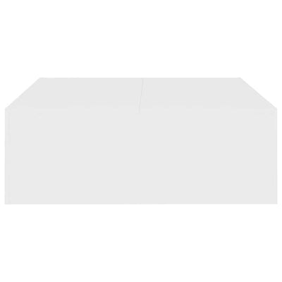 Valkoinen sohvapöytä Vecentiu 100x100x35cm (lastulevy)