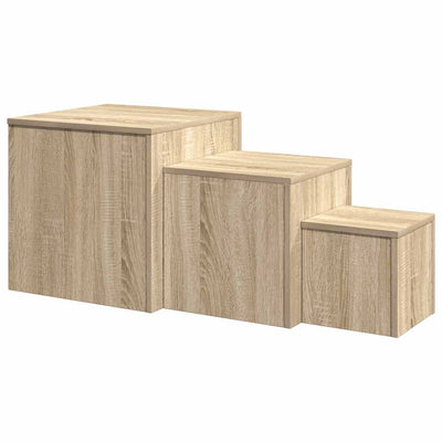 Sivupöydät Sp (3 kpl sonoma-tammi lastulevy)