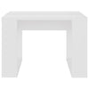 Valkoinen sivupöytä Delczeg 50x50x35cm (puinen)