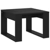 Sivupöytä musta 50x50x35 cm tekninen puu