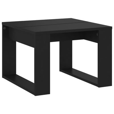 Sivupöytä musta 50x50x35 cm tekninen puu