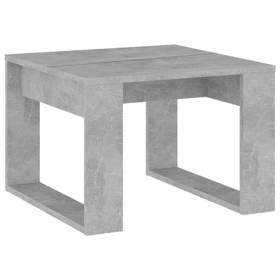 Sivupöytä betoninharmaa 50x50x35 cm tekninen puu