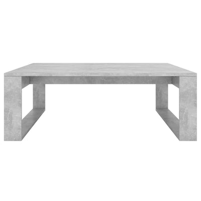 Sohvapöytä betoninharmaa 100x100x35 cm tekninen puu