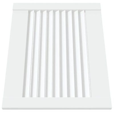 Kaapin ovet sälemuotoilu 4 kpl valk. 39,5x49,4 cm täysi mänty