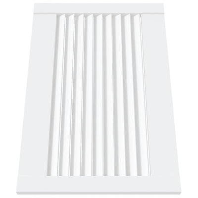 Kaapin ovet sälemuotoilu 2 kpl valk. 39,5x59,4 cm täysi mänty