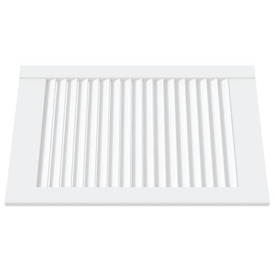 Kaapin ovet sälemuotoilu 4 kpl valk. 61,5x39,4 cm täysi mänty