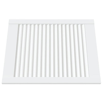 Kaapin ovet sälemuotoilu 4 kpl valk. 61,5x49,4 cm täysi mänty