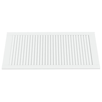 Kaapin ovet sälemuotoilu 4 kpl valk. 99,3x49,4 cm täysi mänty