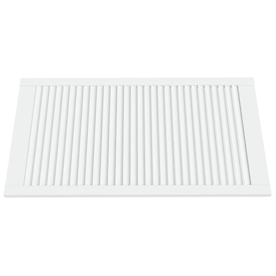 Kaapin ovet sälemuotoilu 2 kpl valk. 99,3x59,4 cm täysi mänty