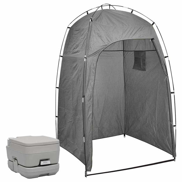 Kannettava retki-WC teltalla 10 + 10 l
