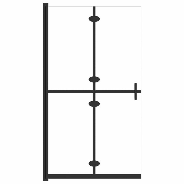 Walk-in suihkuseinä kokoontaittuva kirkas ESG-lasi 80x190 cm