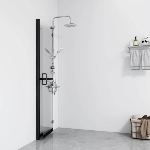 Walk-in suihkuseinä kokoontaittuva kirkas ESG-lasi 110x190 cm