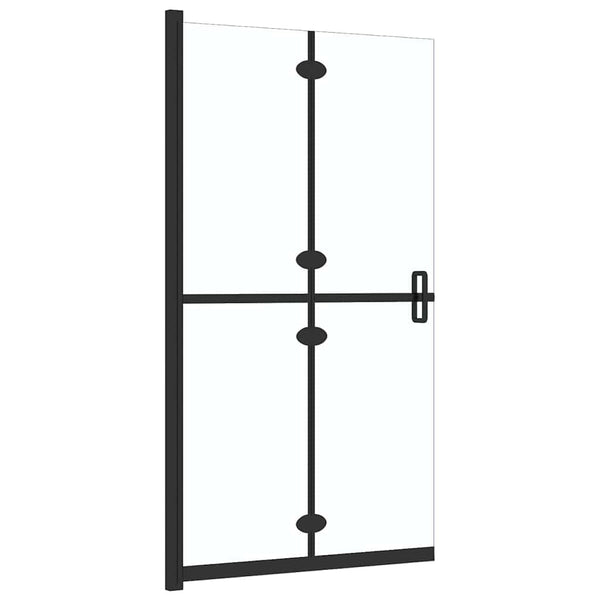 Walk-in suihkuseinä kokoontaittuva kirkas ESG-lasi 110x190 cm