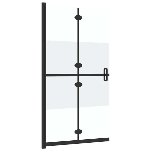 Walk-in suihkuseinä kokoontaittuva ESG 1/2 huurrelasi 100x190cm