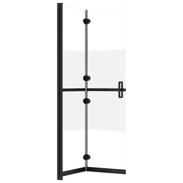 Walk-in suihkuseinä kokoontaittuva ESG 1/2 huurrelasi 100x190cm