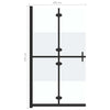 Walk-in suihkuseinä kokoontaittuva ESG 1/2 huurrelasi 100x190cm