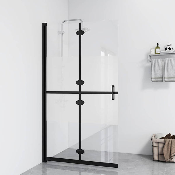 Walk-in suihkuseinä kokoontaittuva ESG 1/2 huurrelasi 100x190cm