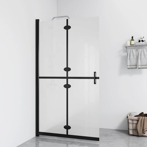 Walk-in suihkuseinä kokoontaittuva ESG-huurrelasi 100x190 cm