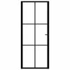 Musta sisäovi esg-lasi ja alumiini Cornila 83x201,5cm