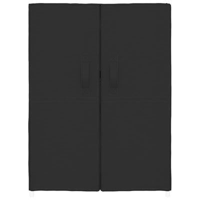 Kenkäkaappi musta 60x28x90 cm kangas