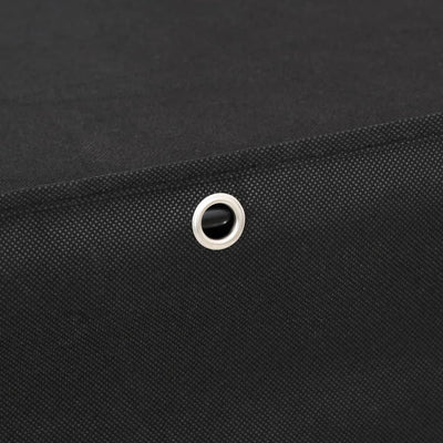 Musta kenkäkaappi Gold 60x28x90cm (kangas)