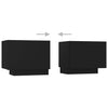 TV-taso LED-valoilla musta 300x35x40 cm