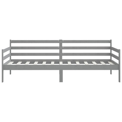 Päivävuode harmaa täysi mänty 90x200 cm