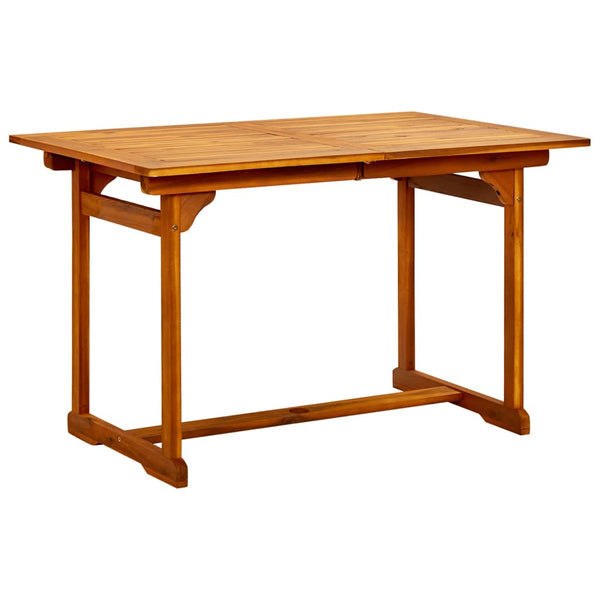 Puutarhapöytä Hasrof, akaasiapuu, mitat (120-170)x80x75cm