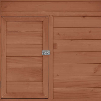 Mokka ja valkoinen kanakoppi Balaziu 150x96x110cm (kuusi)