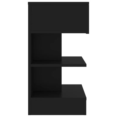 Musta yöpöydät Diya 40x35x65cm (2 kpl)