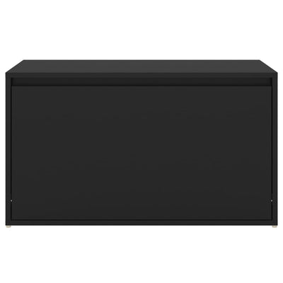 Musta eteisen penkki Sextilia 80x40x45cm (puinen)