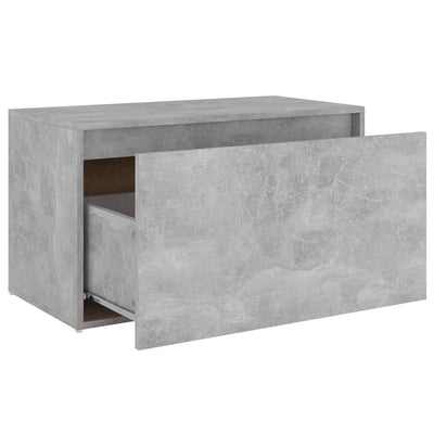 Eteisen penkki 80x40x45 cm betoninharmaa tekninen puu