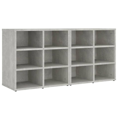 Kenkäkaapit 2 kpl betoninharmaa 52,5x30x50 cm