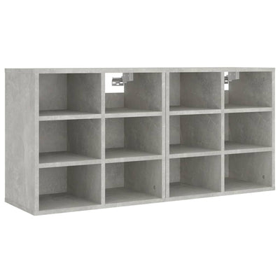 Kenkäkaapit 2 kpl betoninharmaa 52,5x30x50 cm