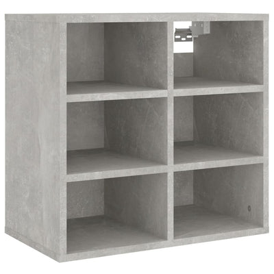 Kenkäkaapit 2 kpl betoninharmaa 52,5x30x50 cm