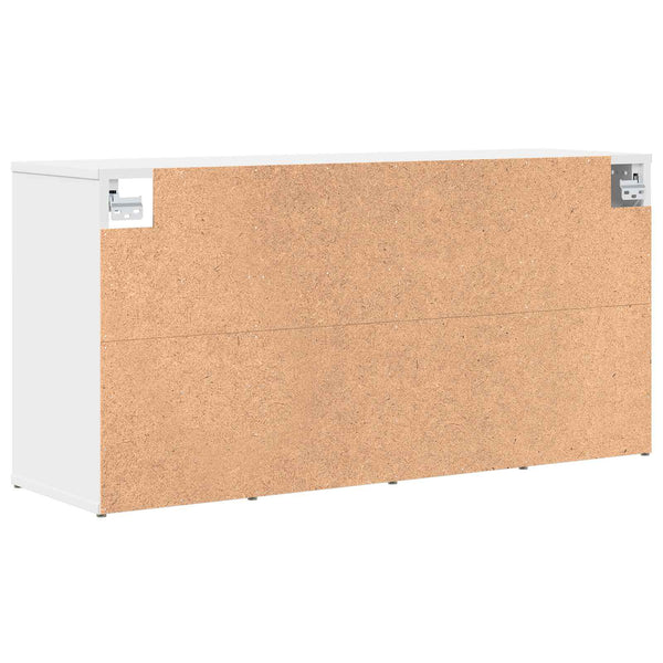 Kenkäkaappi 103 x 30 x 51 cm Tekninen puu valkoinen
