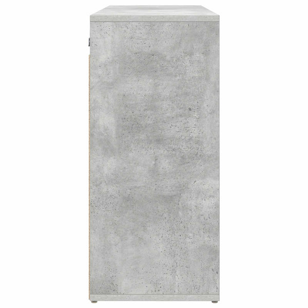 Kenkäkaappi 77,5 x 30 x 67 cm Tekninen puu Betoninharmaa