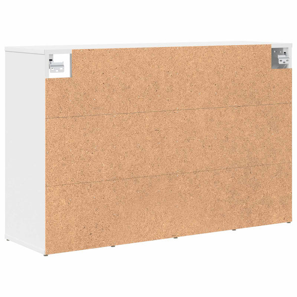 Kenkäkaappi 103 x 30 x 67 cm Tekninen puu valkoinen